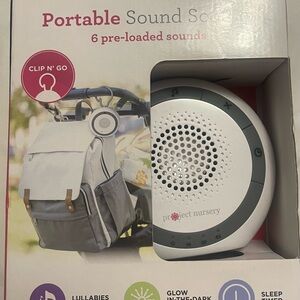 White Portable Sound Speaker